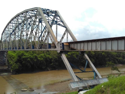 Jembatan KA Sungai Progo (BH No. 2034) dari sisi timur