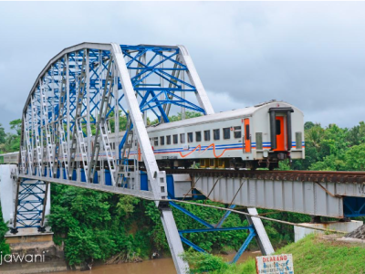 Jembatan KA Mbeling sisi timur